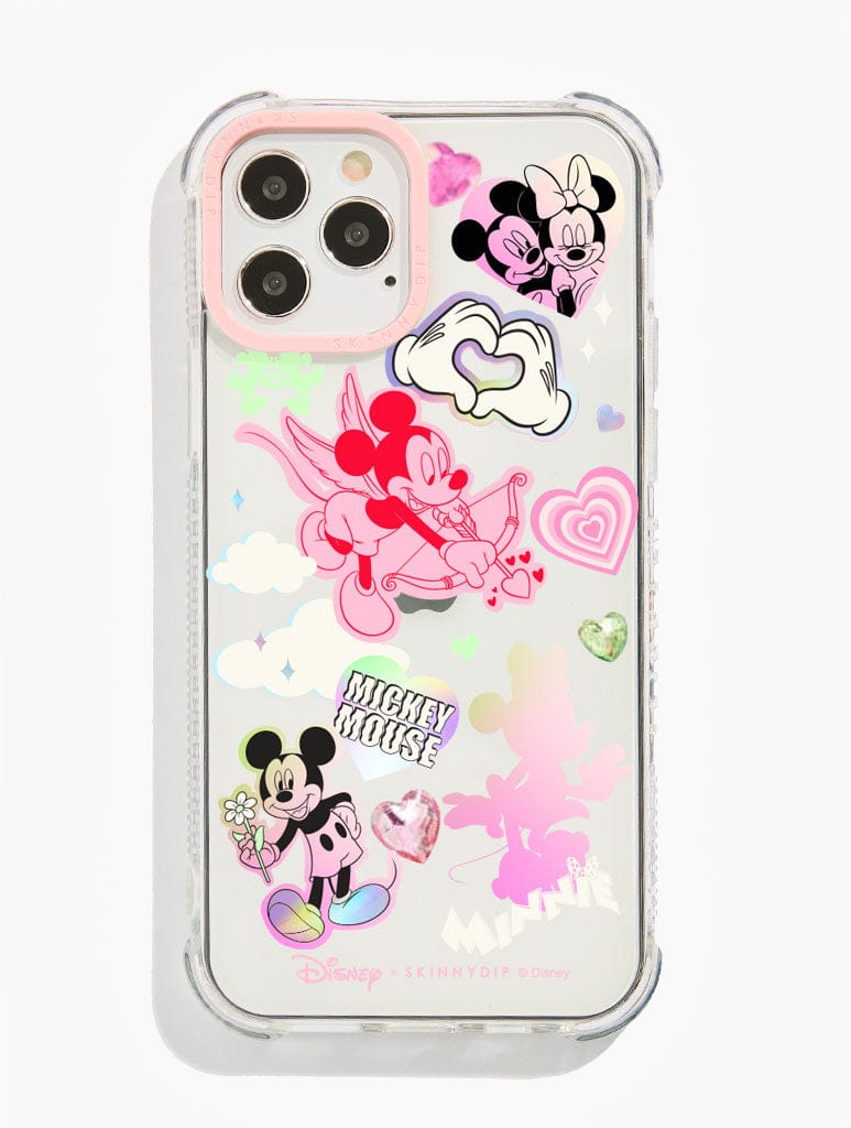 Disney Mickey in Love Shock i Phone Case, i Phone 15 Plus Case