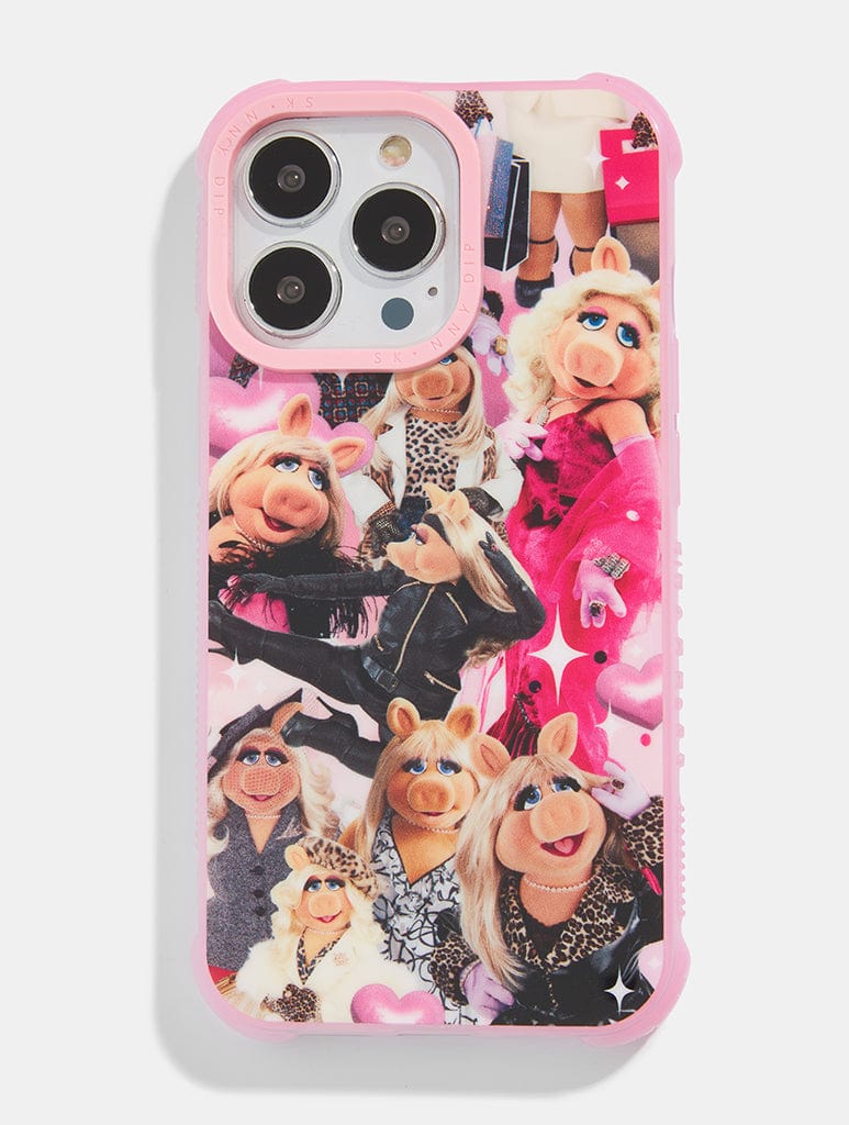 Disney Miss Piggy Collage Shock i Phone Case, i Phone 14 Pro Case