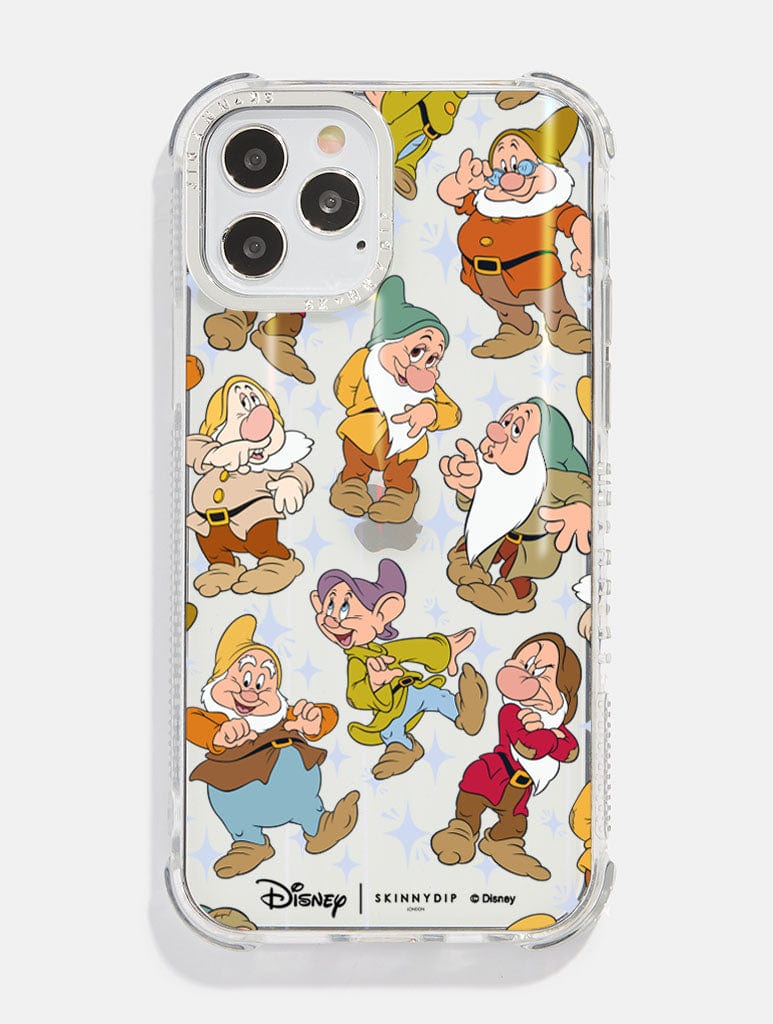 Disney Snow White 7 Dwarfs Shock i Phone Case, i Phone 14 Pro Case