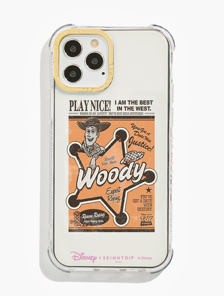 Disney Toy Story Woody Poster Shock Case, i Phone 15 Pro Max Case