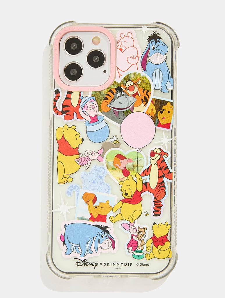 Disney Winnie the Pooh Sticker i Phone Case, i Phone 14 Pro Max Case