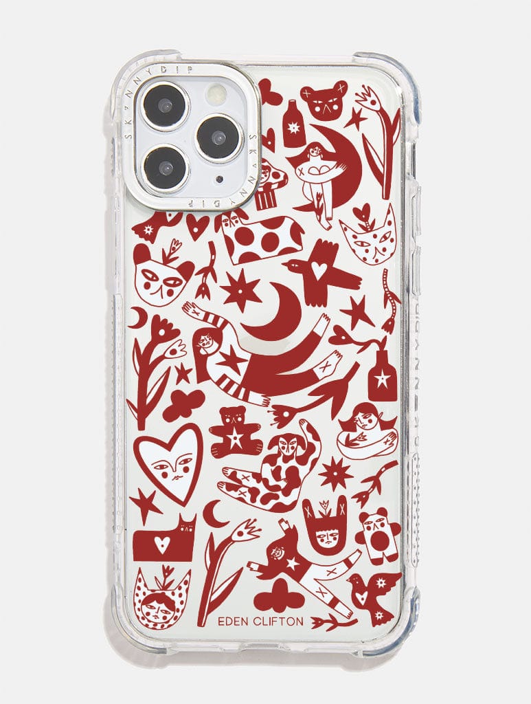 Eden Clifton x Skinnydip Forrest Friends Shock i Phone Case, i Phone 14 Case