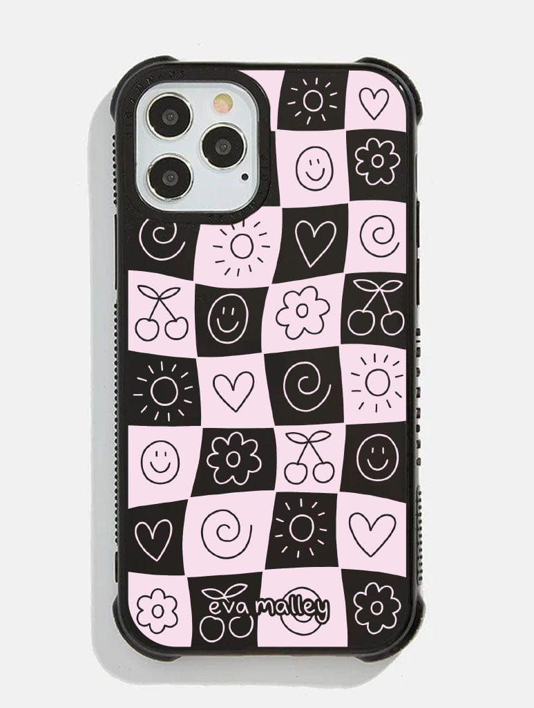 Eva Malley x Skinnydip Check Icon Shock i Phone Case, i Phone 13 Pro Max Case