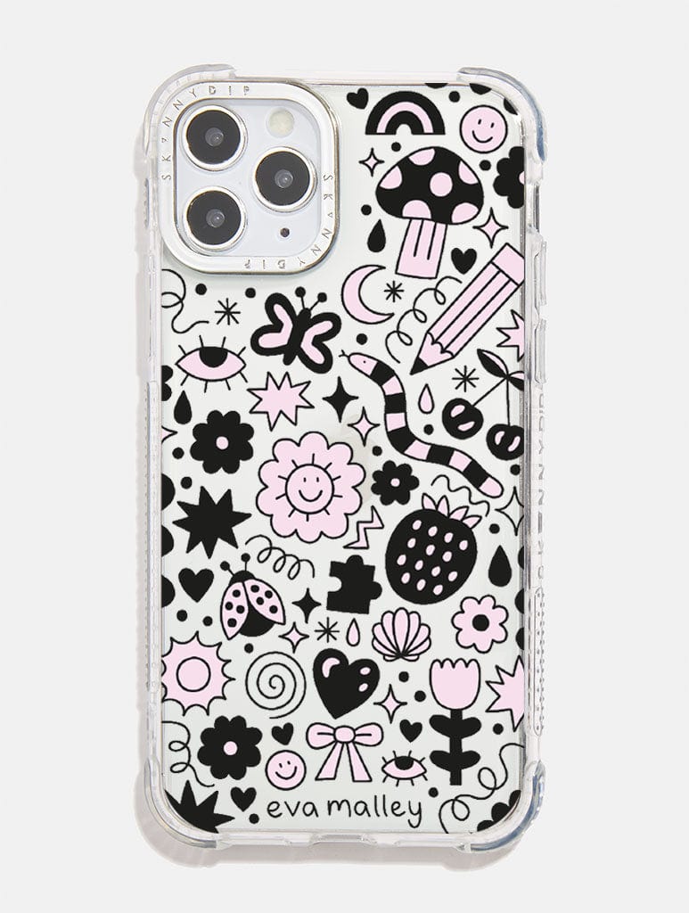 Eva Malley x Skinnydip Doodle Shock i Phone Case, i Phone 14 Case