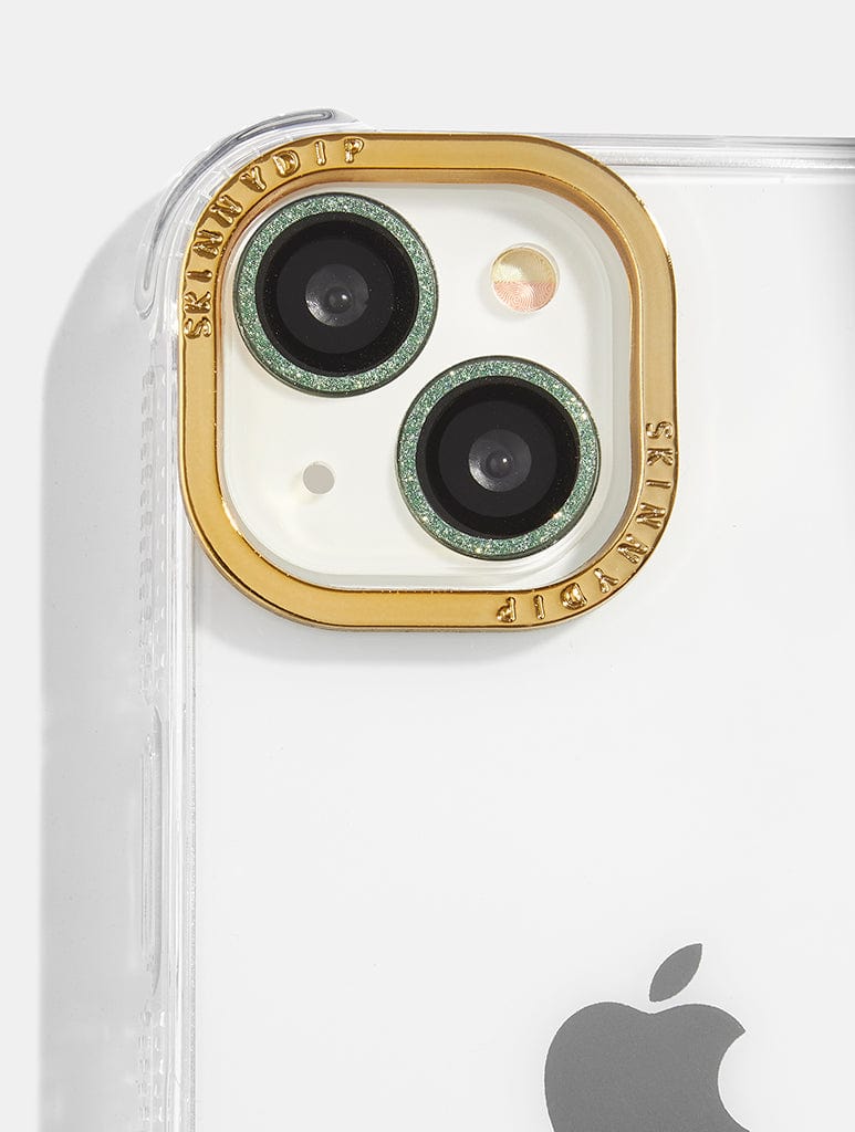 Green Glitter Protective Camera Lens Cover, i Phone 13 Pro / 13 Pro Max