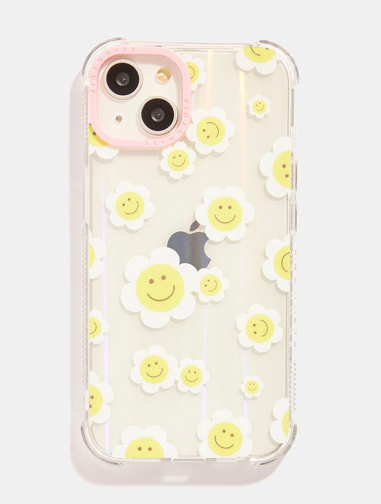 Happy Flower Face Shock i Phone Case, i Phone 14 Pro Case