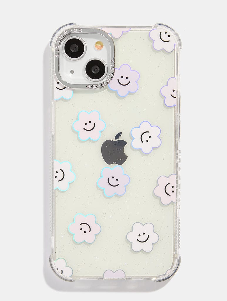Happy Lilac Daisy Shock i Phone Case, i Phone 14 Plus Case