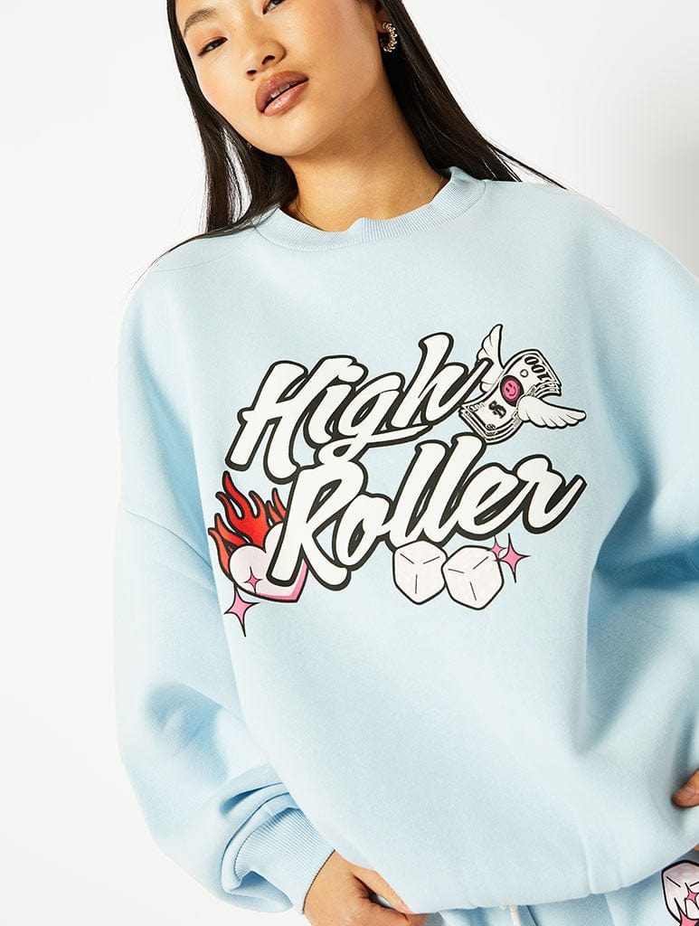 High Roller Oversized Sweatshirt, XS