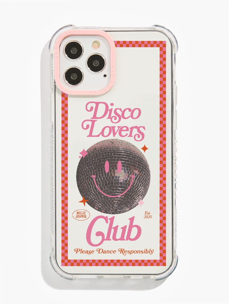 Hollie Graphik x Skinnydip Disco Lovers Club Shock i Phone Case, i Phone 15 Plus Case