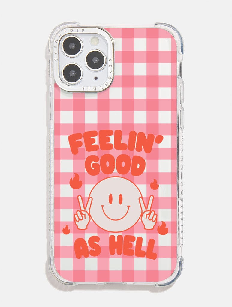 Hollie Graphik x Skinnydip Feelin’ Good As Hell Shock i Phone Case, i Phone 13 Pro Case