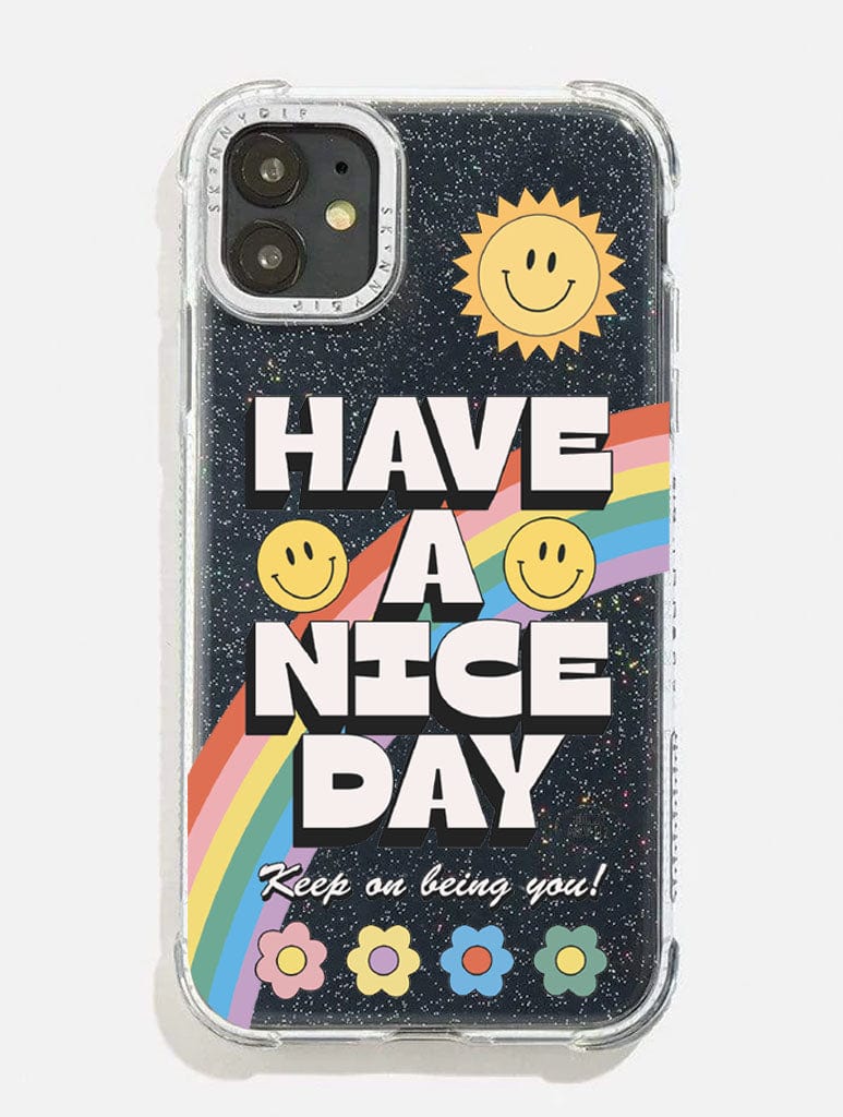 Hollie Graphik x Skinnydip Have A Nice Day Shock i Phone Case, i Phone 13 Mini Case