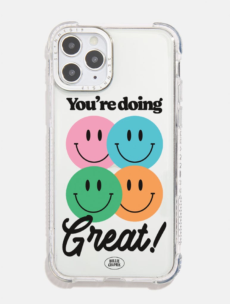 Hollie Graphik x Skinnydip You’re Doing Great Shock i Phone Case, i Phone XR / 11 Case