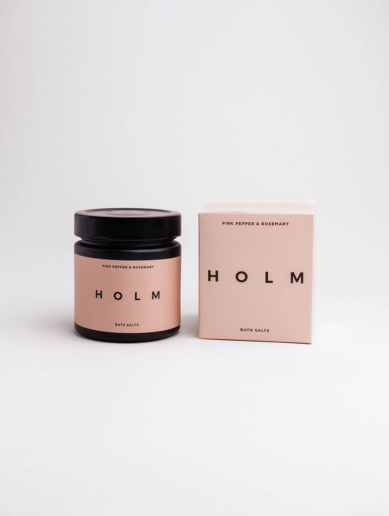 HOLM Bath Salts - Pink Pepper & Rosemary