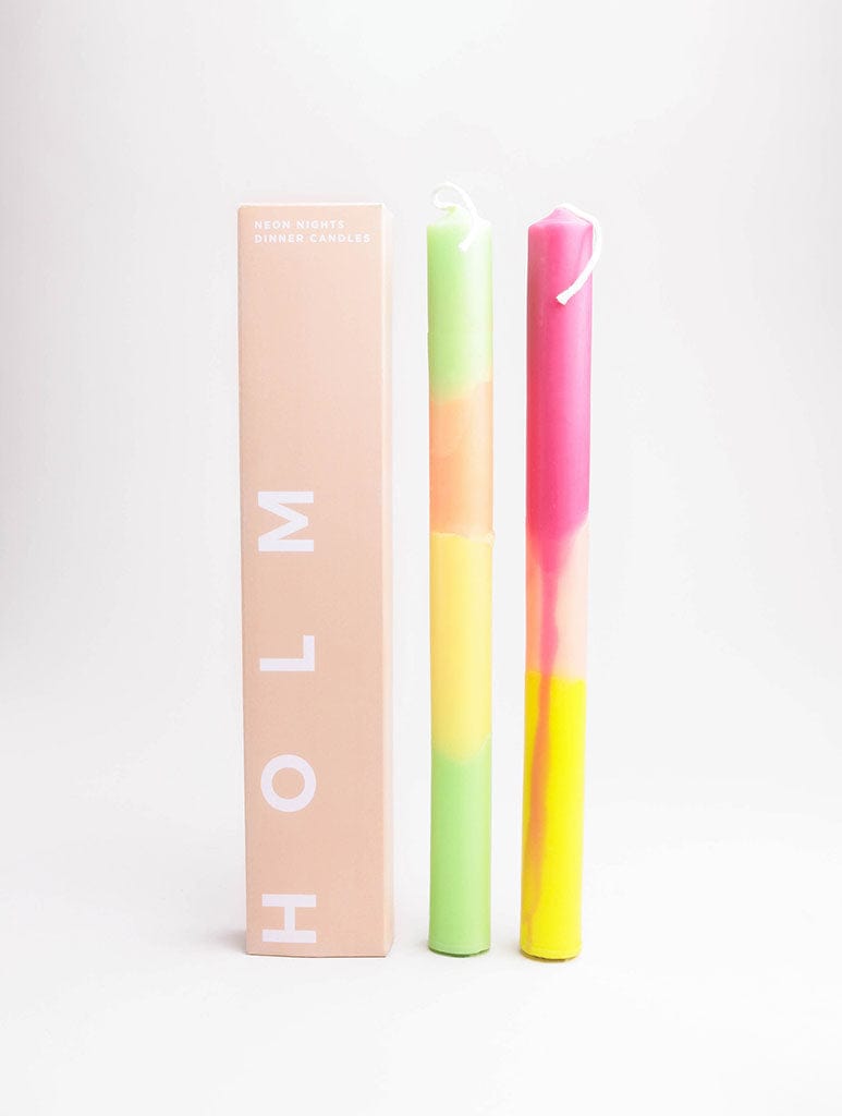 HOLM Neon Nights Candles