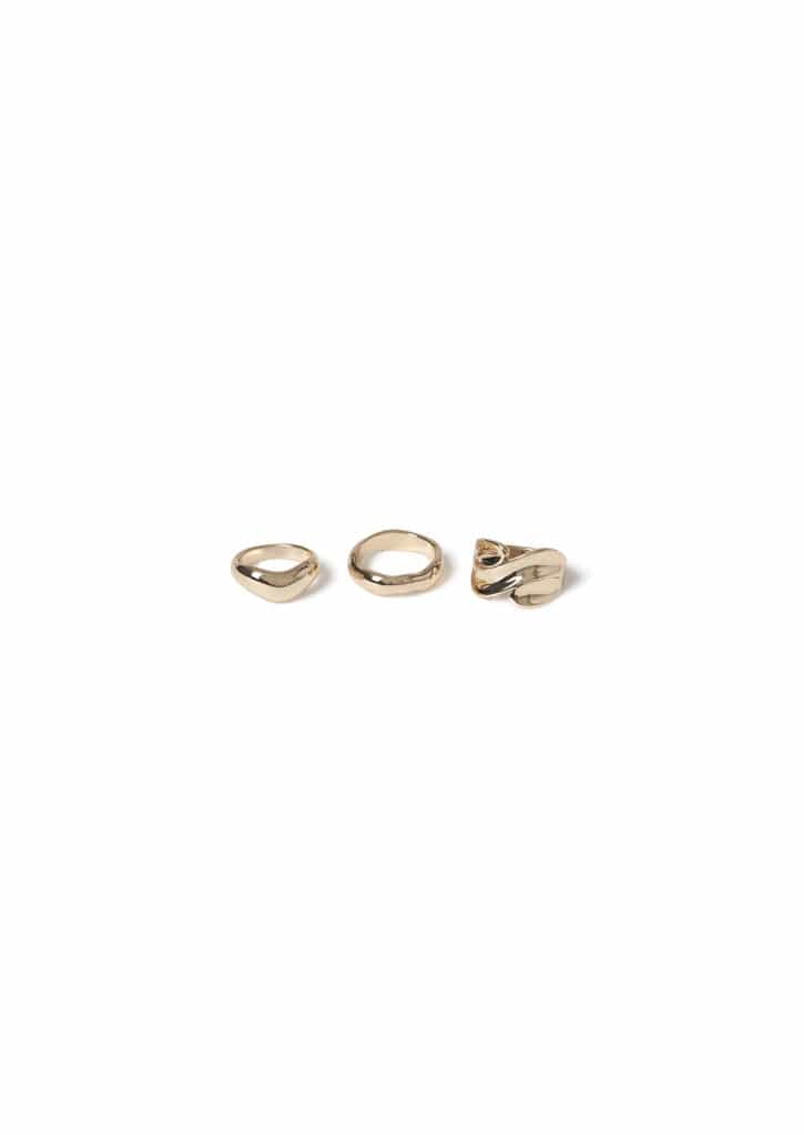 Liars & Lovers 3 Pack Molten Ring, 18mm
