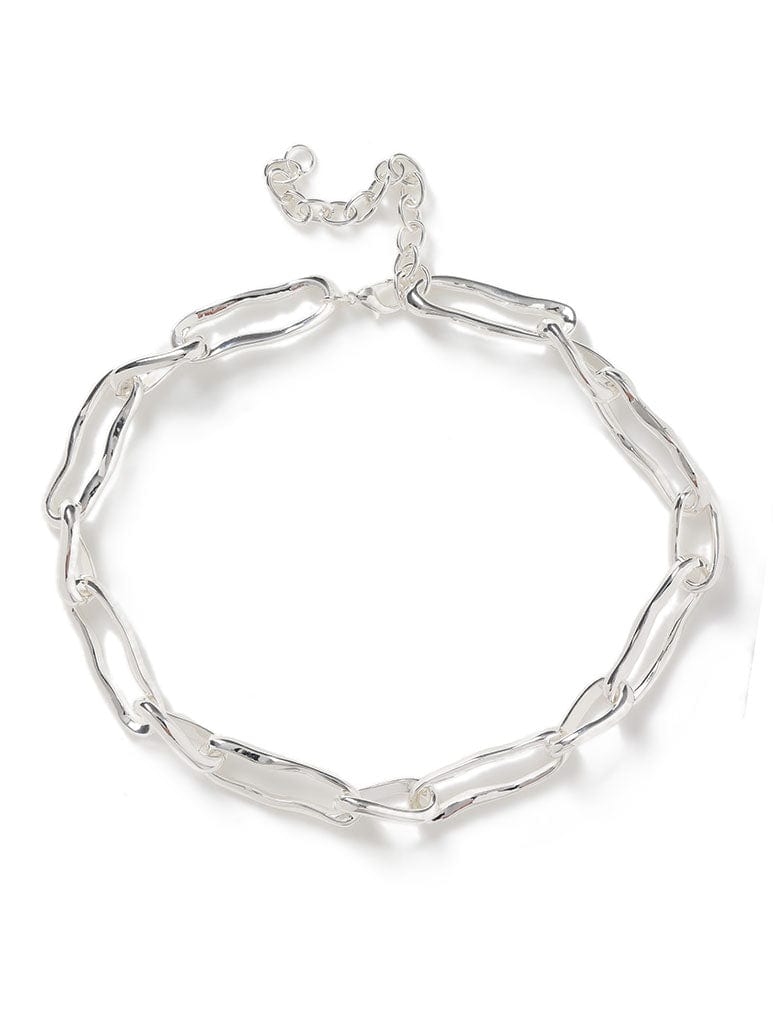 Liars & Lovers Molten Silver Link Necklace