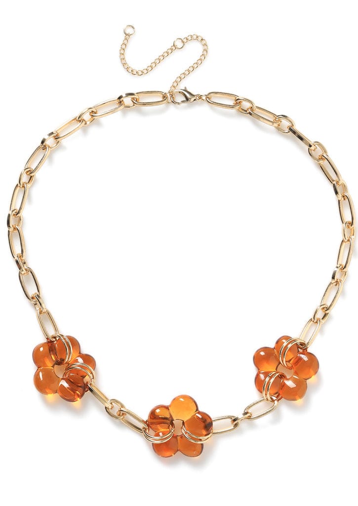 Liars & Lovers Orange Flower Necklace