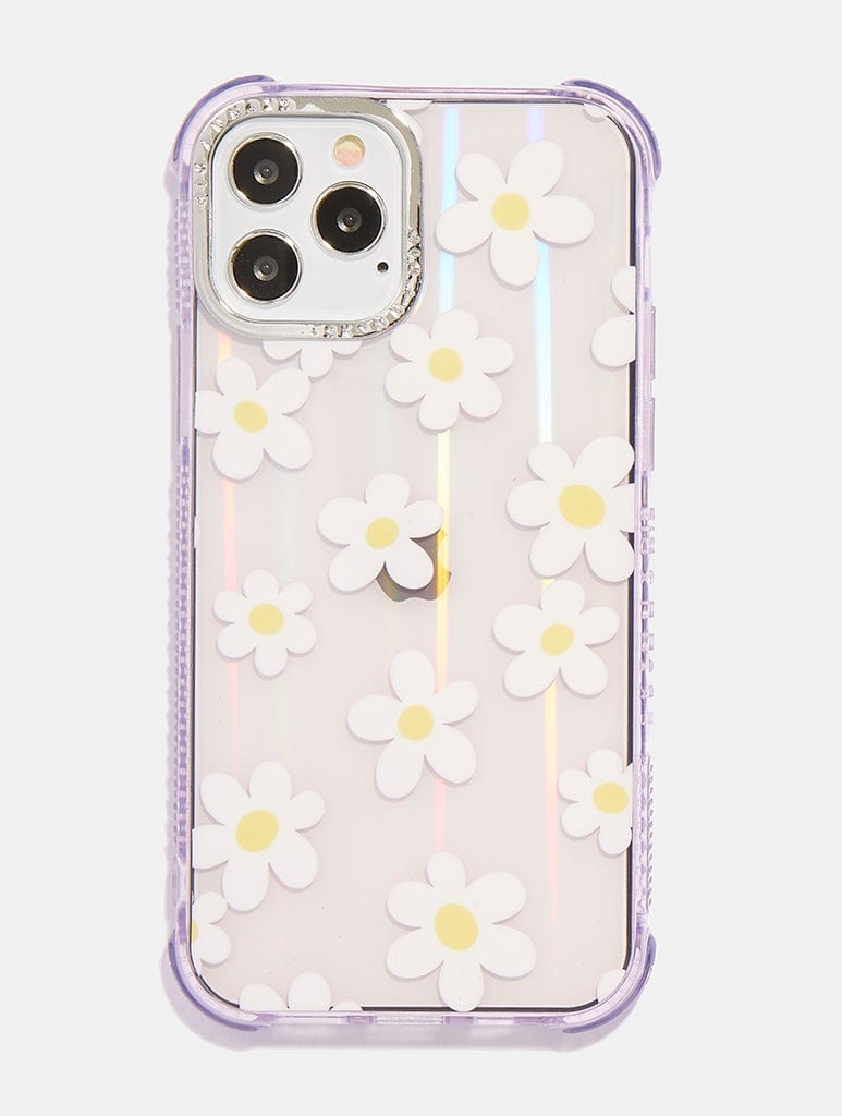 Lilac Daisy Holo Shock i Phone Case, i Phone 15 Case