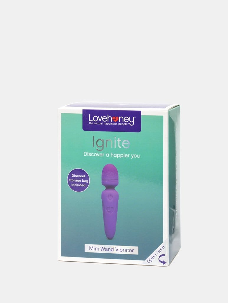 Lovehoney Ignite Rechargeable Wand Vibrator Purple