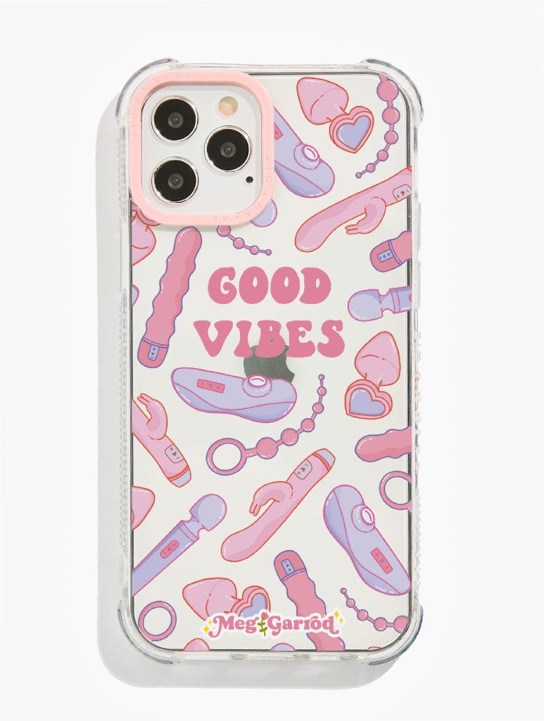 Meg Garrod x Skinnydip Good Vibes Shock i Phone Case, i Phone 15 Pro Case