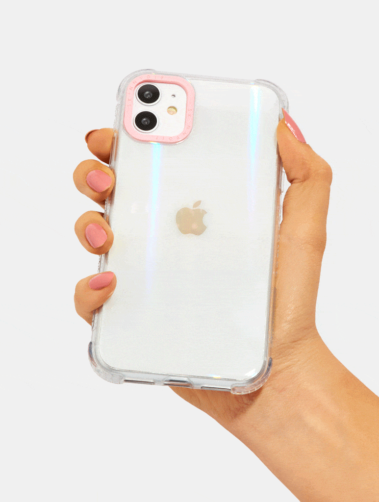 Minimal Pink Shock i Phone Case, i Phone 12 Pro Max Case