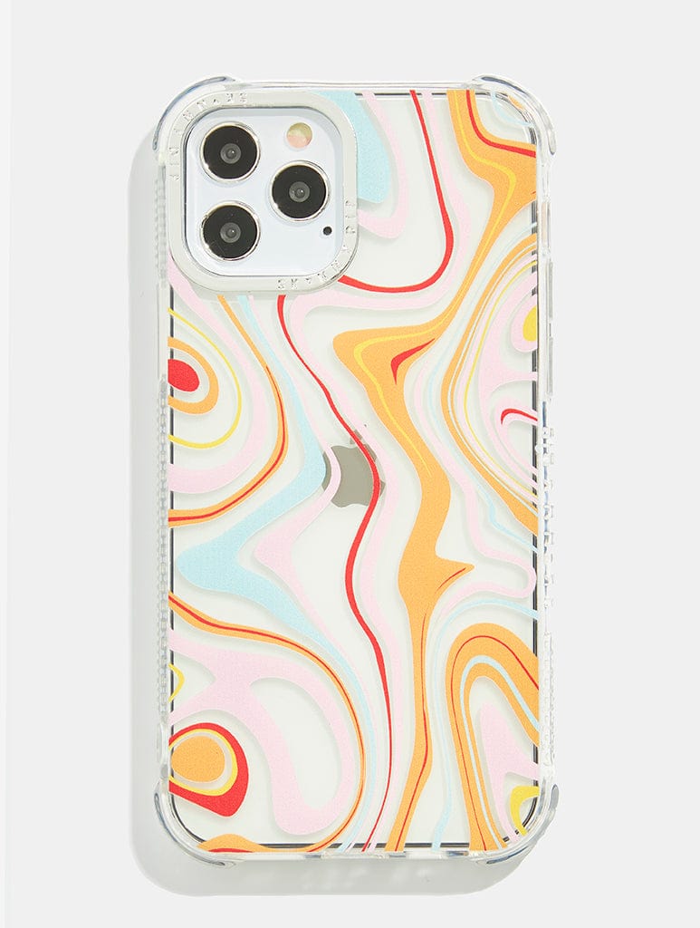 Multi Coloured Swirl Shock i Phone Case, i Phone 15 Pro Case