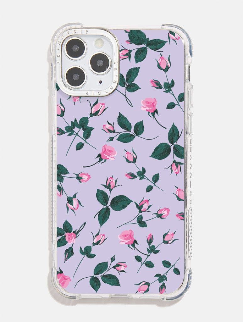 Pink Flower Vine Shock i Phone Case, i Phone 12 / 12 Pro Case