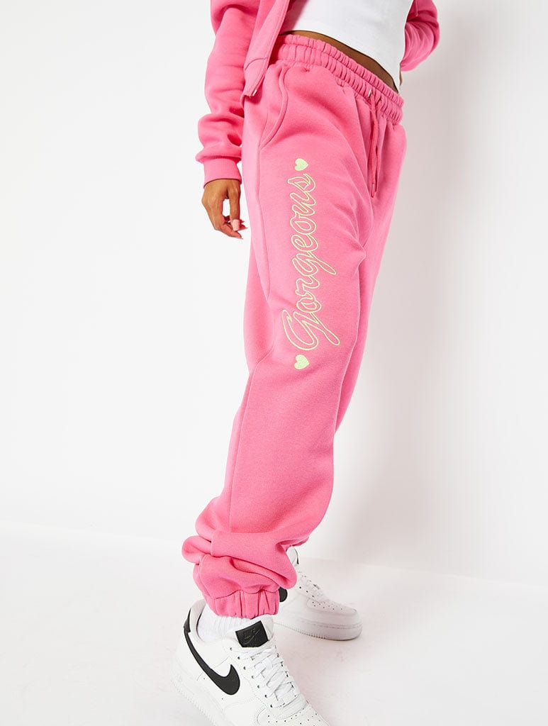 Pink Gorgeous Girls Joggers, XL