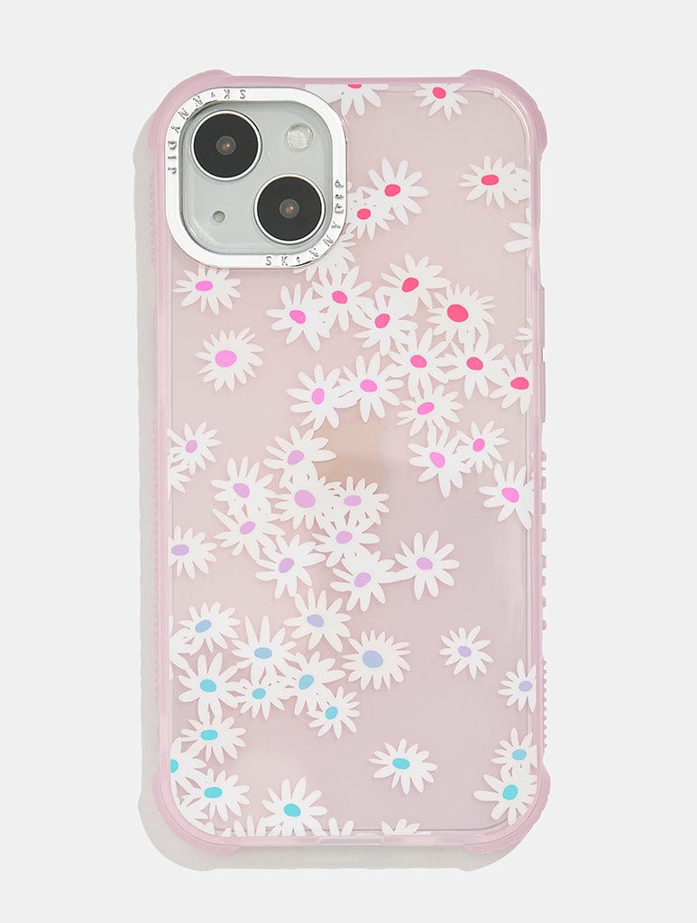 Pink Recycled Royal Daisy Shock i Phone Case, i Phone 13 Pro Case