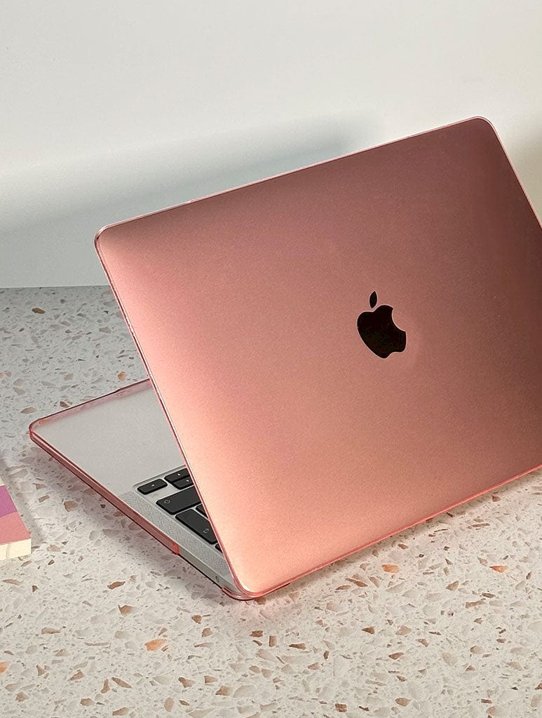 Pink Transparent Mac Book Case, Mac Book Pro 14"