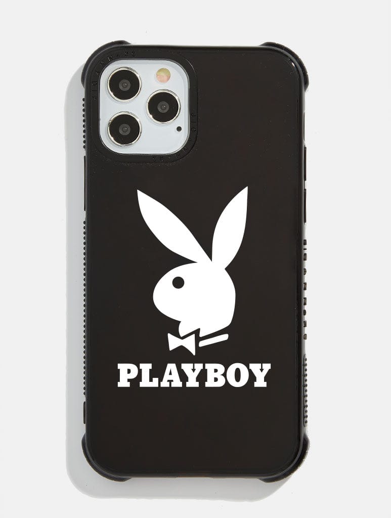 Playboy x Skinnydip Black Logo Shock i Phone Case, i Phone 14 Case