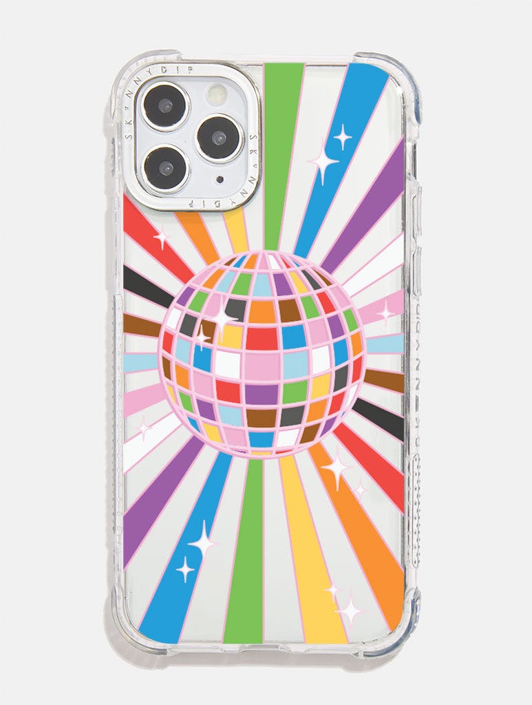 Pride Disco Ball Shock i Phone Case, i Phone 14 Case