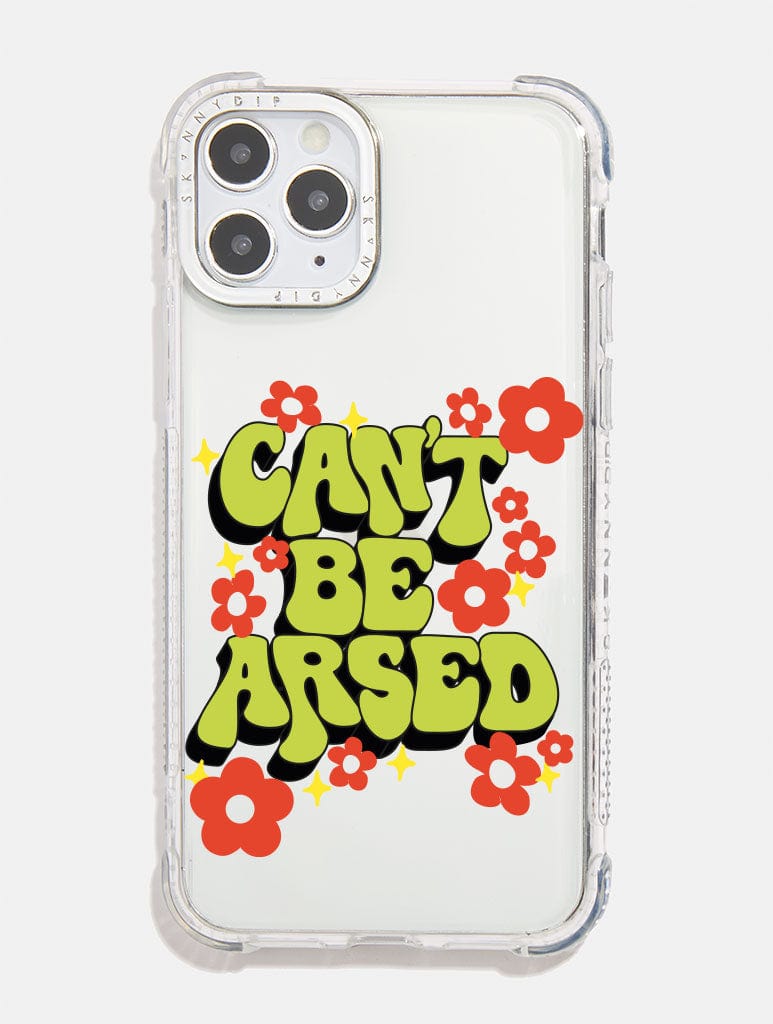 Printed Weird x Skinnydip Can’t Be Arsed Shock i Phone Case, i Phone 13 Mini Case