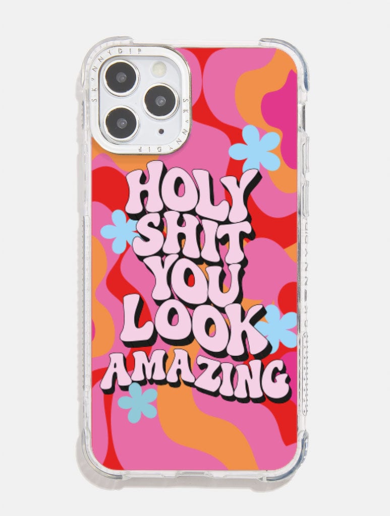 Printed Weird x Skinnydip Holy Shit Shock i Phone Case, i Phone XR / 11 Case