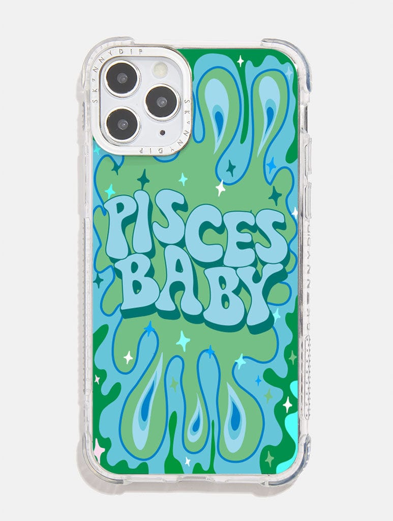 Printed Weird x Skinnydip Pisces Shock i Phone Case, i Phone 13 Mini Case