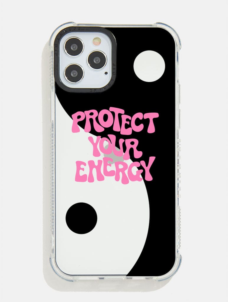 Printed Weird x Skinnydip Protect Your Energy Shock i Phone Case, i Phone XR / 11 Case