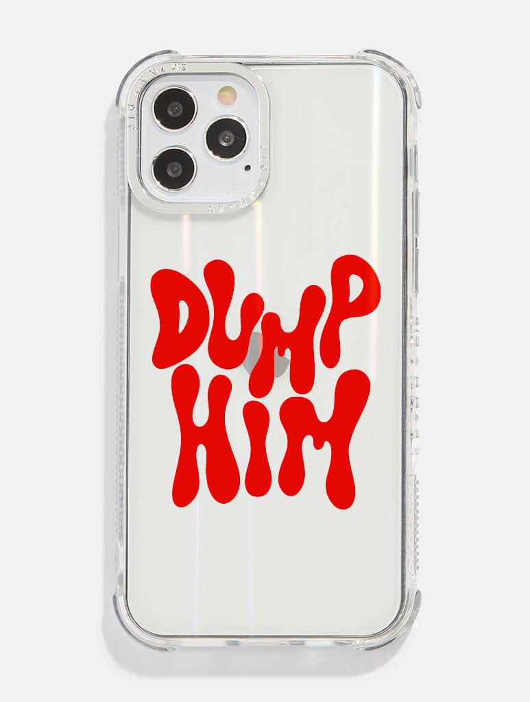 Prints by GG x Skinnydip Dump Him Holo Shock i Phone Case, i Phone 15 Plus Case