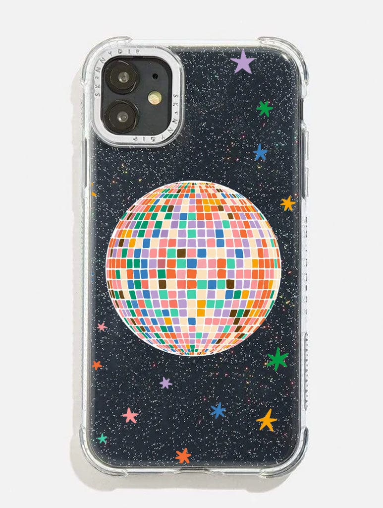 Proper Good x Skinnydip Disco Ball Glitter Shock i Phone Case, i Phone 15 Case