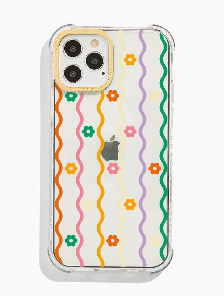 Proper Good x Skinnydip Floral Wiggle Shock i Phone Case, i Phone 12 Pro Max Case