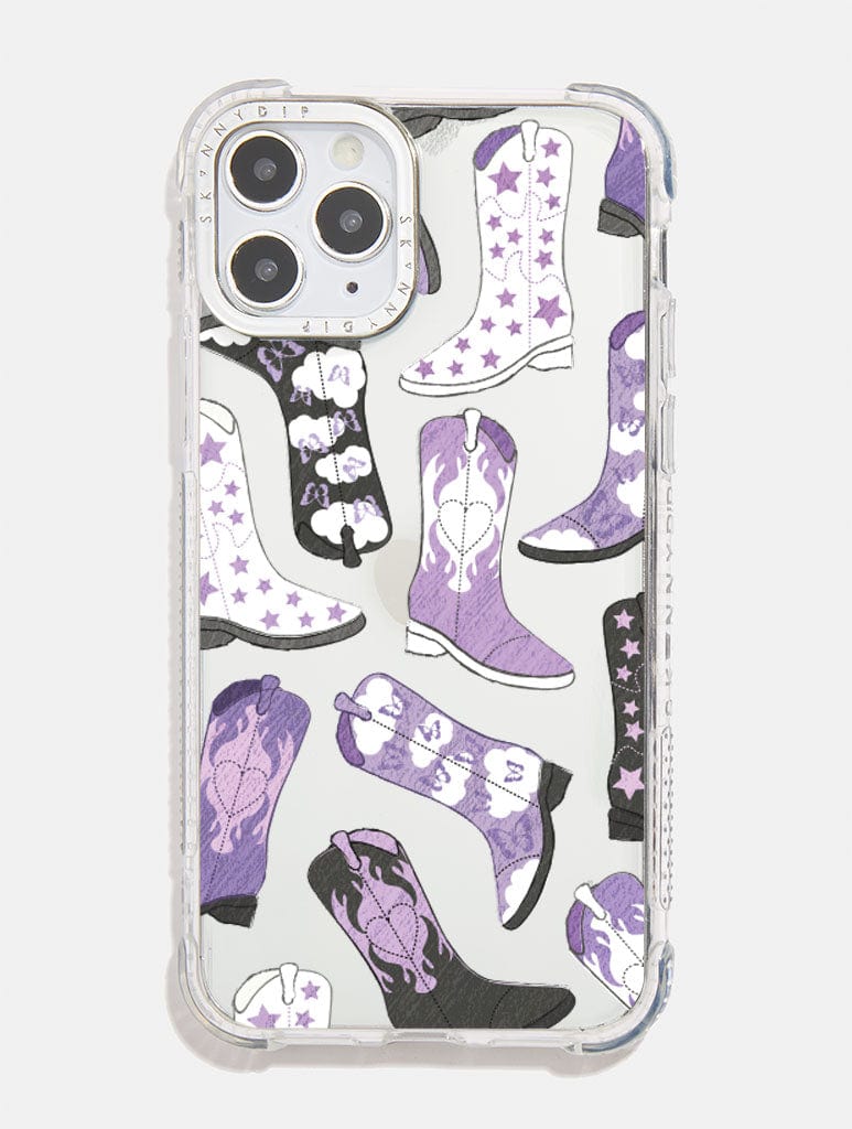 Purple Cowboy Shock i Phone Case, i Phone 15 Case