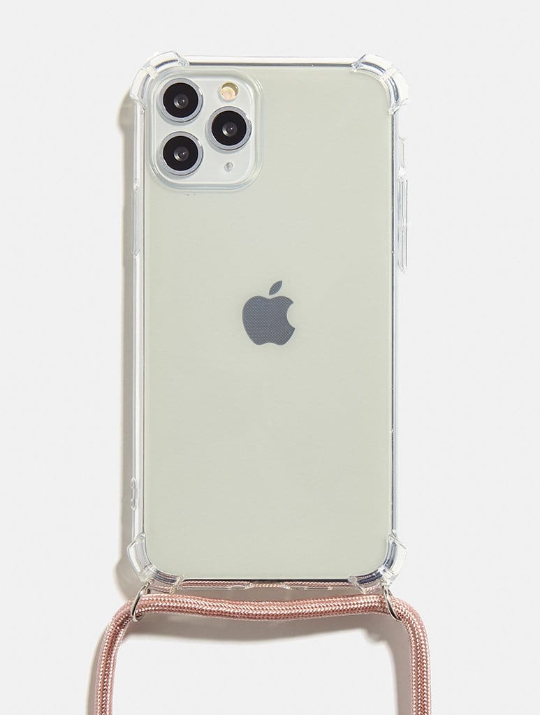Rose Gold Rope Necklace Case, i Phone XS MAX