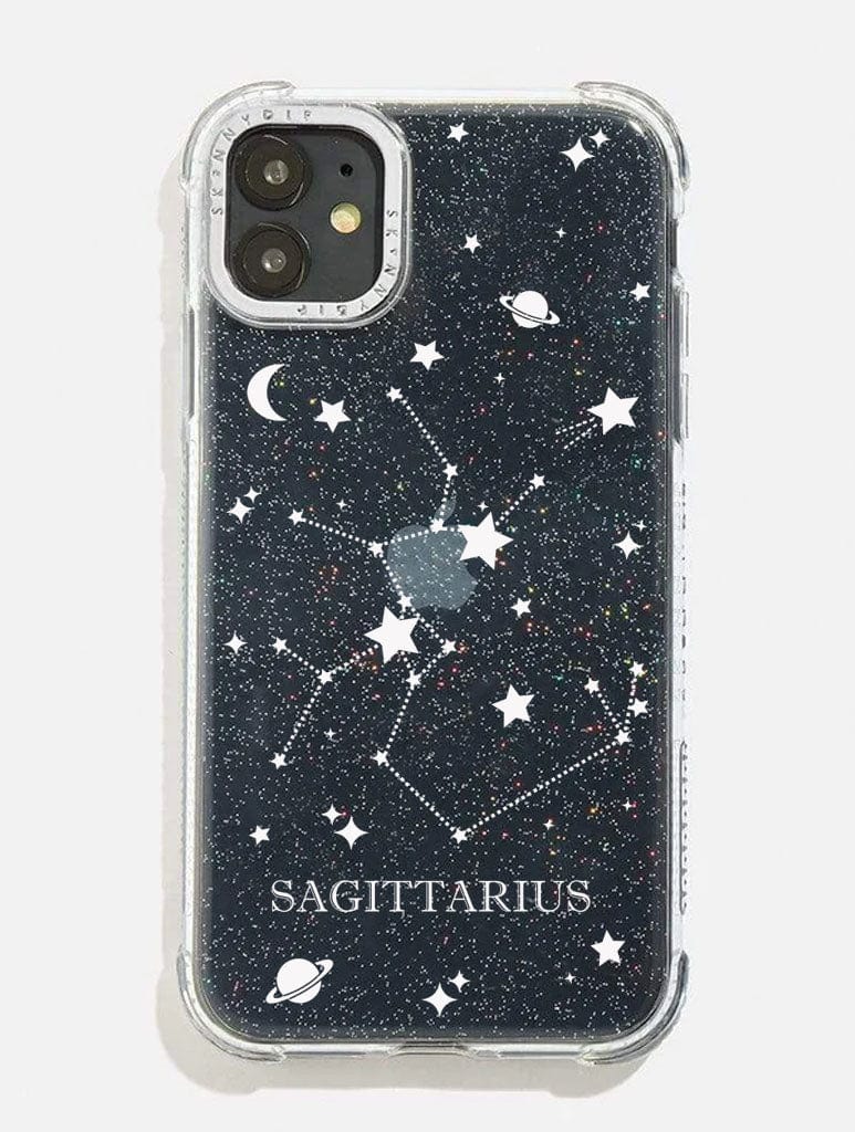 Sagittarius Celestial Zodiac Glitter Shock i Phone Case, i Phone 15 Plus Case