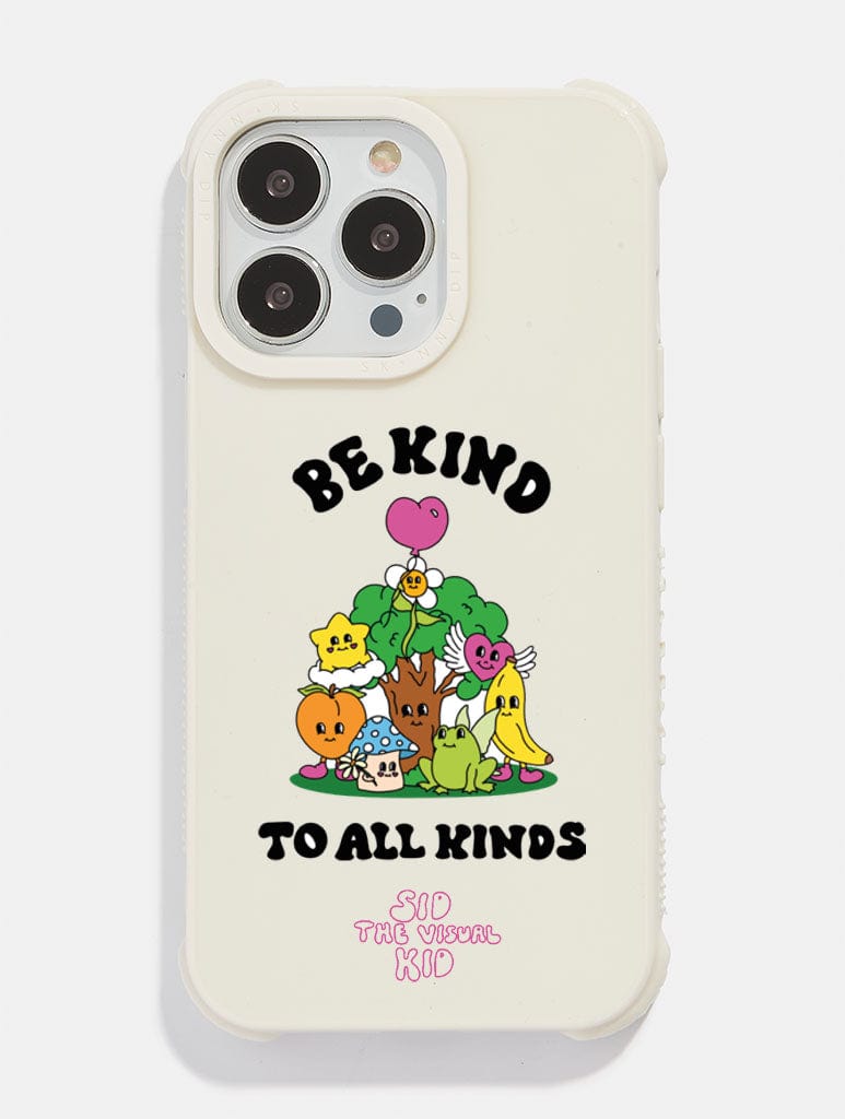 Sid the Visual Kid x Skinnydip Be Kind Shock i Phone Case, i Phone 14 Plus Case