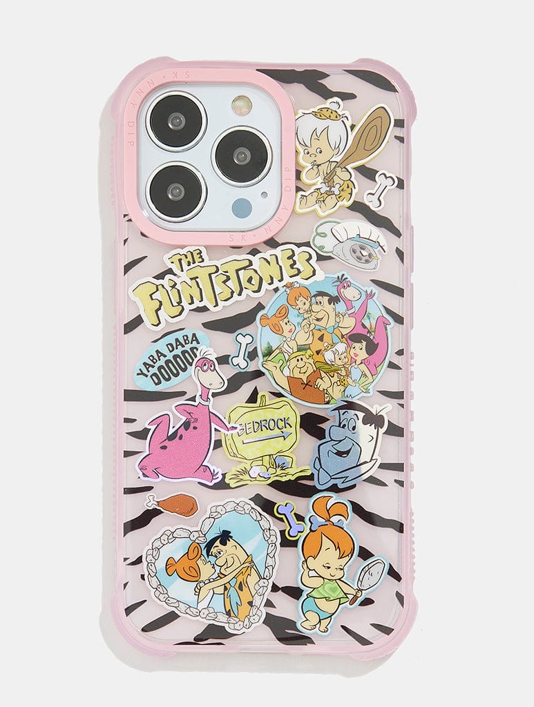 Skinnydip x Flintstones Sticker Shock i Phone Case, i Phone 12 / 12 Pro Case