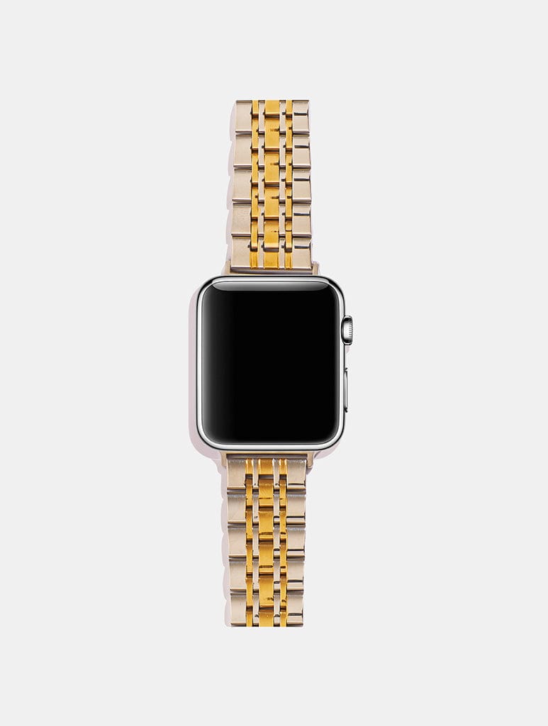 Two Tone Chain Link Apple Watch Strap, 42/44/45mm