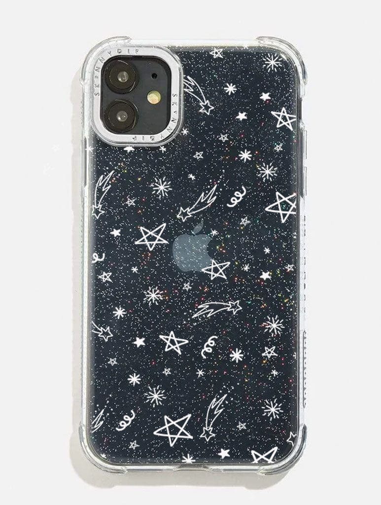 White Celestial Shock i Phone Case, i Phone 13 Pro Max Case