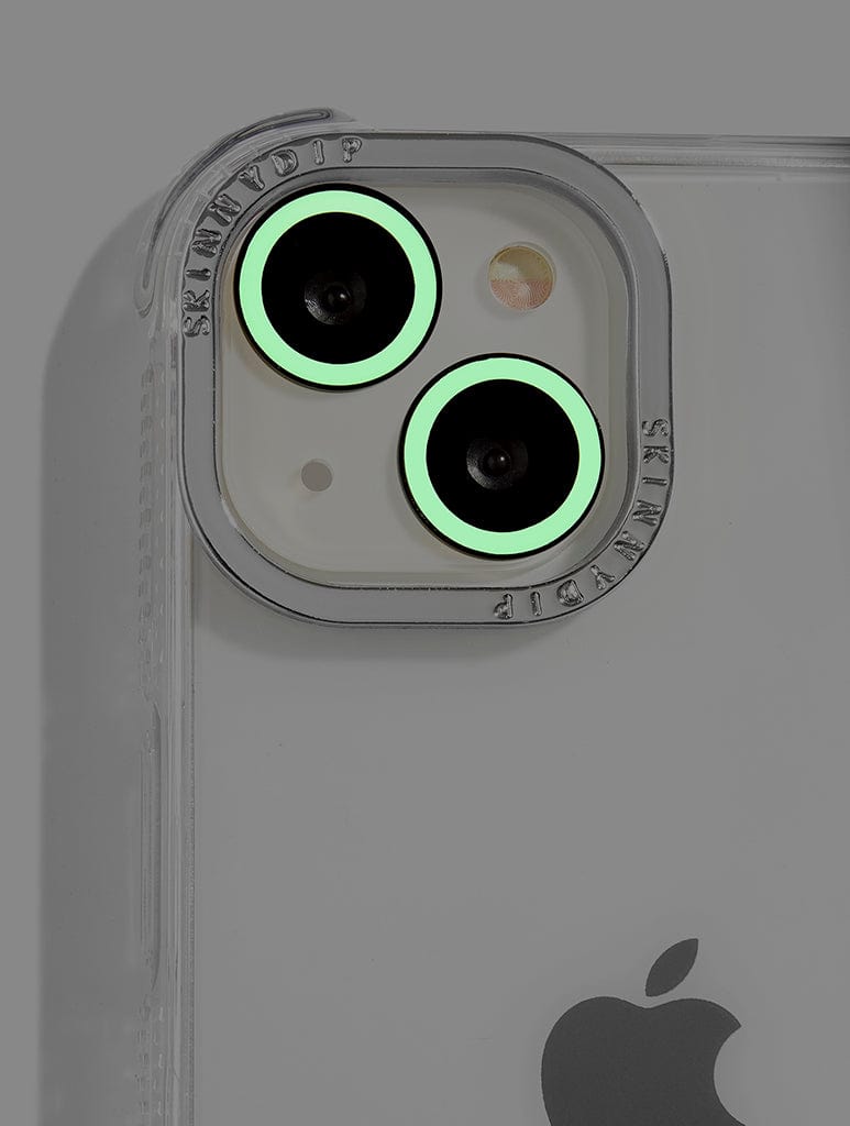 White Glow In The Dark Protective Camera Lens Cover, i Phone 13 Pro / 13 Pro Max