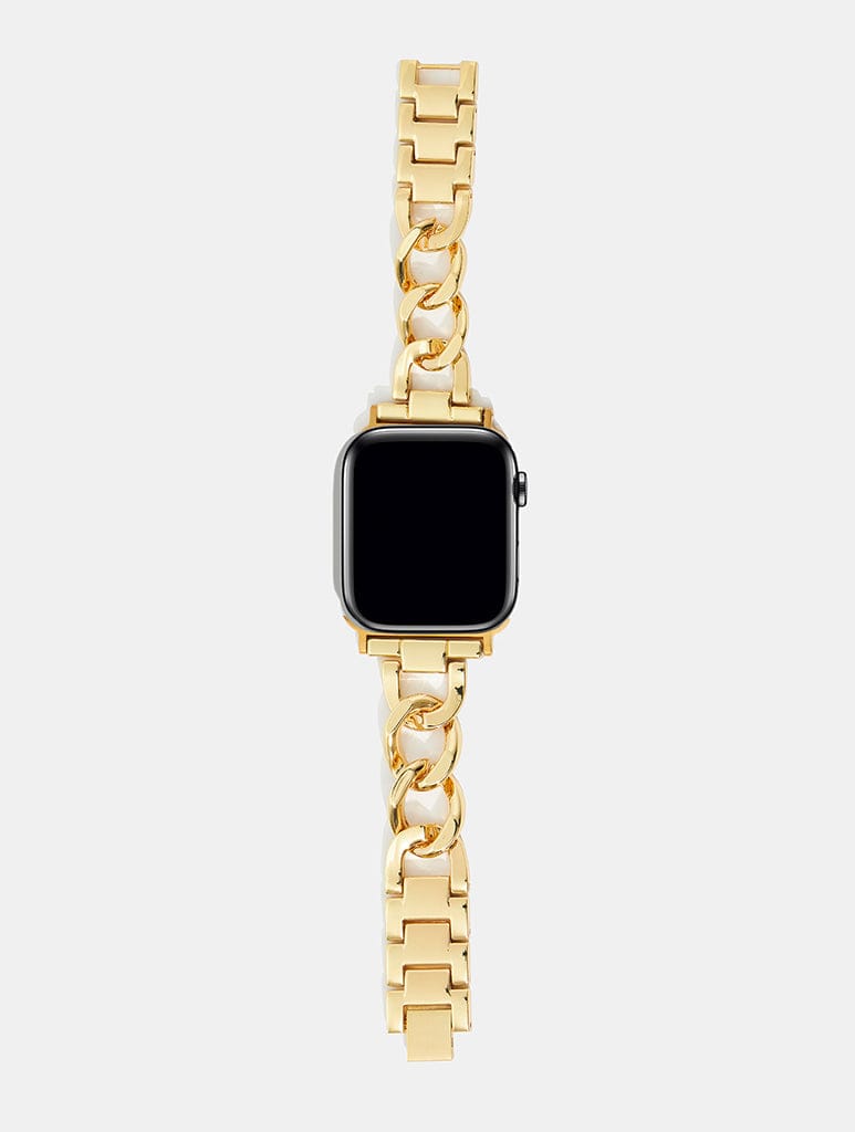 Gold Chain Link Apple Watch Strap, 42/44/45mm