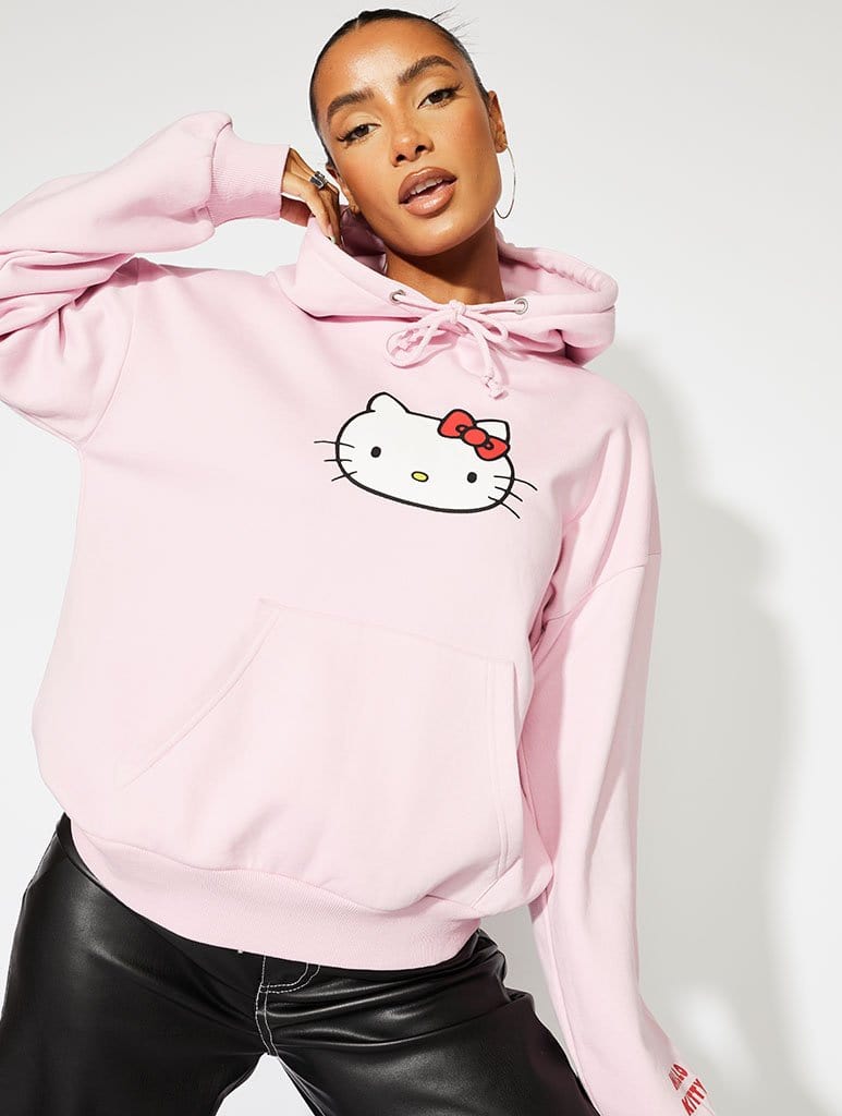 hello-kitty-x-skinnydip-face-pink-hoodie-hoodies-sweatshirts-skinnydip ...