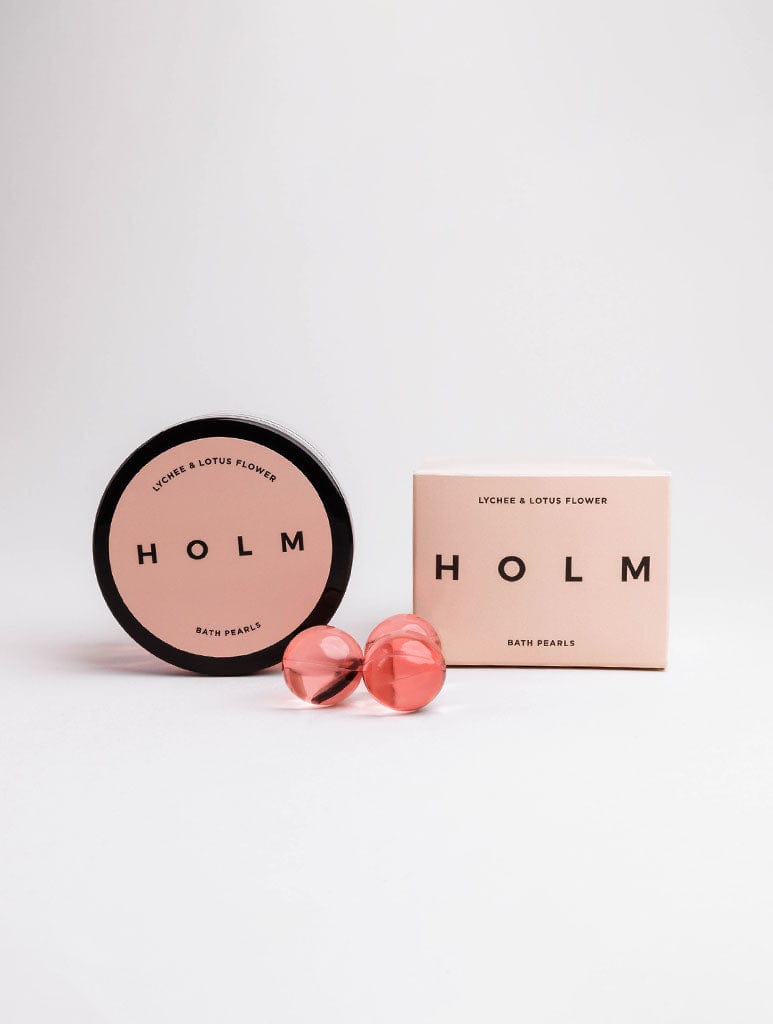 HOLM Bath Pearls - Lychee & Lotus Flower